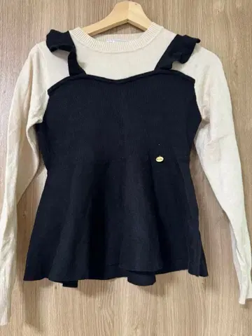 le reve vaniller 레이어드 니트 M 사이즈