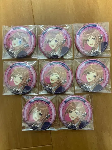 학마스 히메사키 리나미 캔뱃지 핫케이지마 씨 파라다이스 8개