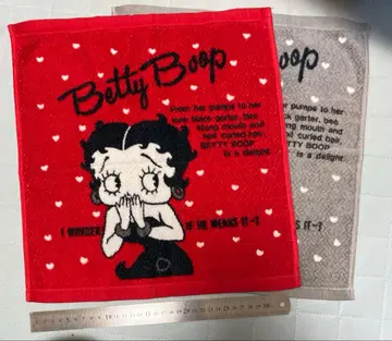 타월 베티짱 BETTYBOOP 레트로 2장 세트