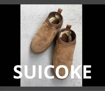 SUICOKE 스이콕 정가 24800엔 무스탕 슬립온 23cm