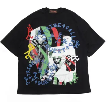 A Tribe Called Quest 티셔츠 블랙 XL