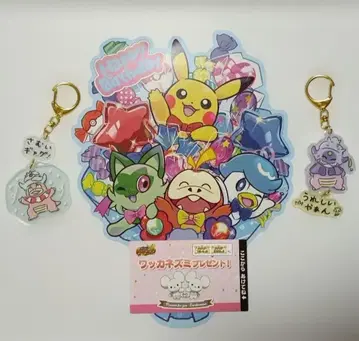 포켓몬 센터 한정판 와카네즈미 & 돈돈돈칸얀? 아크릴 키링