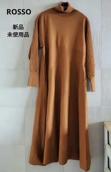 URBAN RESEARCH ROSSO 터틀넥 디자인 슬리브 원피스