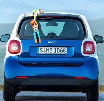 버즈 라이트이어 우디 피규어 차량용