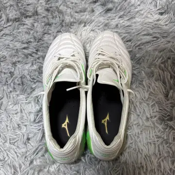 미즈노 축구화 화이트/그린