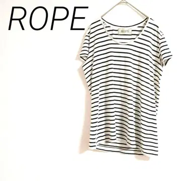 ROPE 스트라이프 반팔 튜닉 M 캐주얼