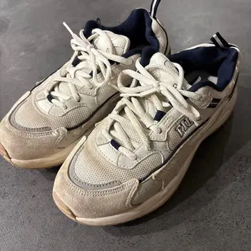 FILA 스니커즈 화이트/네이비