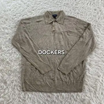 DOCKERS US 구제 의류 긴팔 피케 셔츠