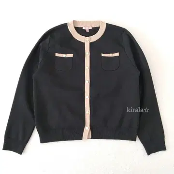 새상품급 TOCCA 워셔블 니트 자켓풍 가디건