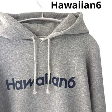 하와이안6 후드티 후디 그레이 XL 하와이안6