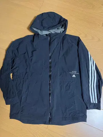 adidas 후드 부착 자켓 블랙