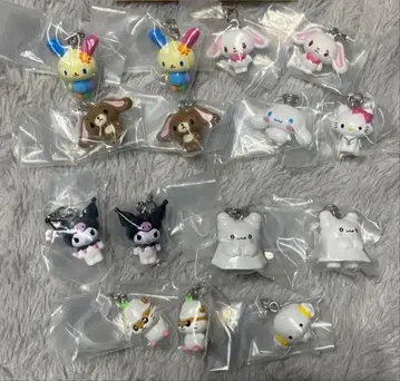 산리오 올스타 우사하나 시로 우사 쿠로 우사 쿠로미 시나몬