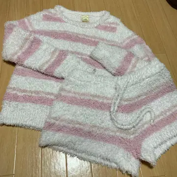 새상품급 젤라또피케 핑크 보더 셋업