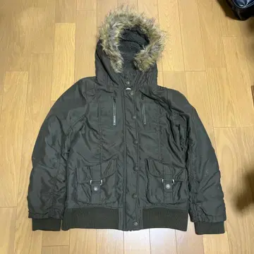 퍼 자켓 y2k 크롭 그린