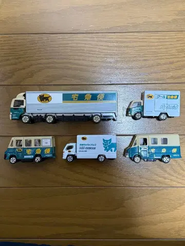 쿠로네코 야마토 택배(야마토운수) 트랙 미니카 5대 세트