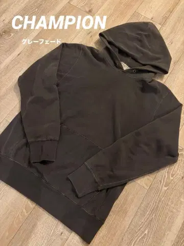 Champion 페이드 그레이 후드티 색빠짐 양호