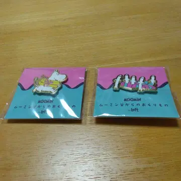 무민 계곡에서 온 선물 핀 배지