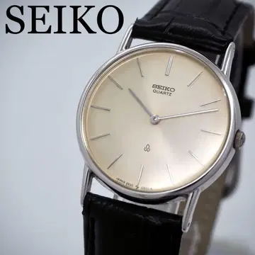 357 작동 SEIKO 시계 심플 벨트 새상품 남성용 블랙