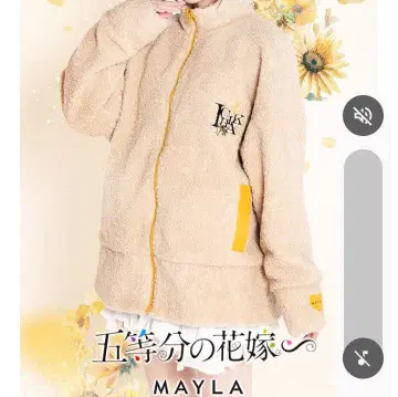 MAYLA 플리스 자켓 베이지 프리 사이즈 5등분의 신부 콜라보