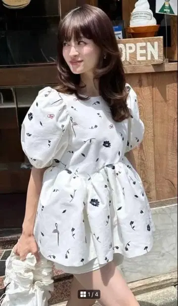 [정품] bibiy B. BLOOMY BLOUSE