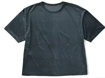 deux c 벨로아 T셔츠 반팔 네이비