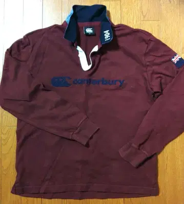 canterbury 버건디 긴팔 트레이닝복