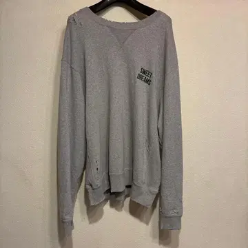 Kinema 데미지 맨투맨 M 사이즈