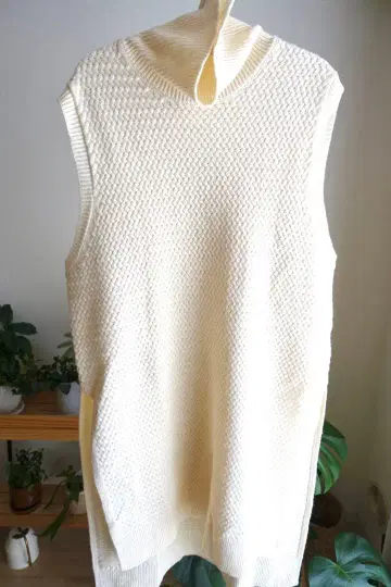 MidiUmi 앙트레 랙 롱 베스트 (아이보리)