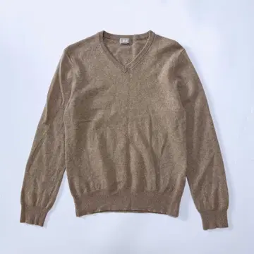 [ 캐시미어 100% ] 유니클로 니트 스웨터 베이지 업무 V넥 업무