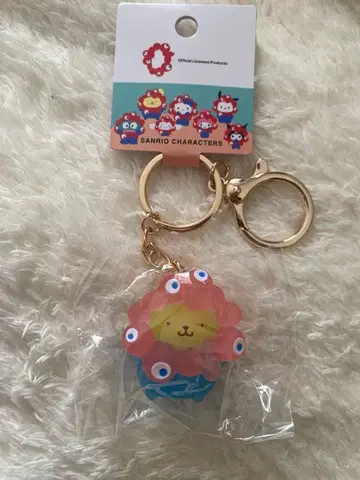 미야쿠미야쿠 폼폼푸딩 클리어 키링 산리오