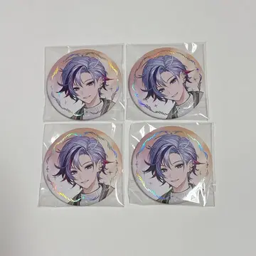 니지산지 7주년 ART OF NIJISANJI 금박 캔뱃지 후와 미나토