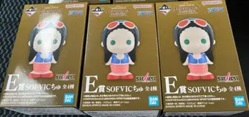 제일복권 원피스 메모리 오브 히로인즈 E상 SOFVIC 츄 3종 세트