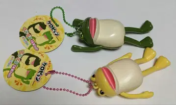 개구리 키링 2색 세트 오토보케 케로피욘 가챠 뽑기 게임