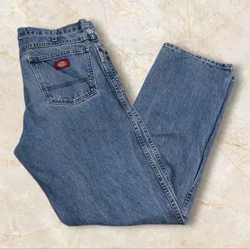 Dickies 디키즈 W36 L34 빨간색 로고 데님 팬츠