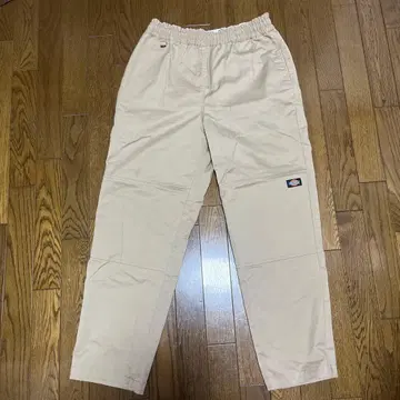 Dickies 워크 팬츠 베이지 더블니