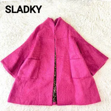 SLADKY 슬라드키 알파카 울 판초 코트 여배우 코트
