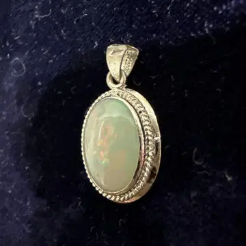 화이트 오팔 silver 목걸이 탑 2