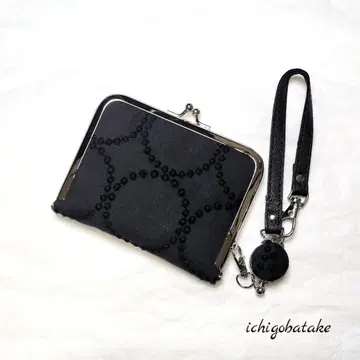 미나 페르호넨 핸드메이드 가마구치 카드 케이스 tambourine