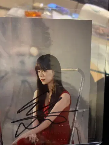 fromis_9 채영 친필 사인 브로마이드