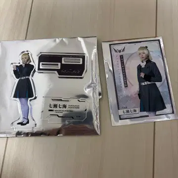 무대 헤븐 번즈 레드 아크릴 스탠드 카드 세트 나나세 나나미