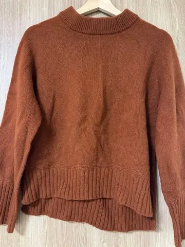 MACPHEE 브라운 긴팔 스웨터 S