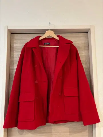 NEWYORKER 레드 피코트 L 사이즈