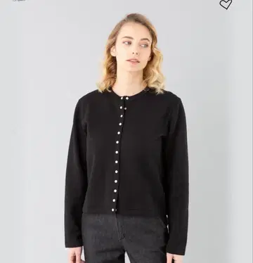 애니에스 베이 코튼 멜톤 긴팔 가디건