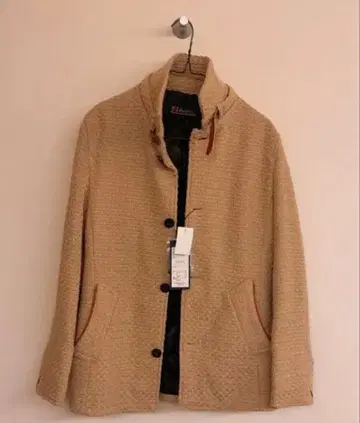 베이지 텍스처 자켓 미사용 택 포함