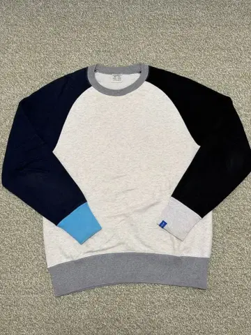 LOOPWHEELER 멀티 컬러 래글런 맨투맨