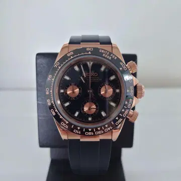 시착만 한 상품 데이토나 MOD VK63 쿼츠 블랙 다이얼