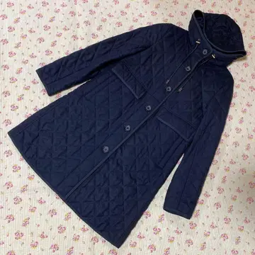 매킨토시 필로소피 퀼팅 코트 38 다크 네이비 DMW