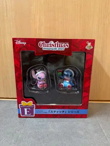 Disney 스티치 크리스마스 오너먼트 2025 happy 복권