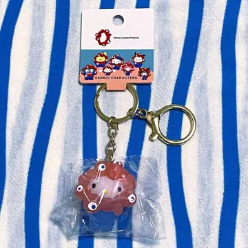 산리오 캐릭터즈 [ 헬로키티 입체 마스코트 클리어 컬러 키링 ]