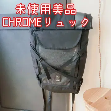 미사용 CHROME 블랙 백팩